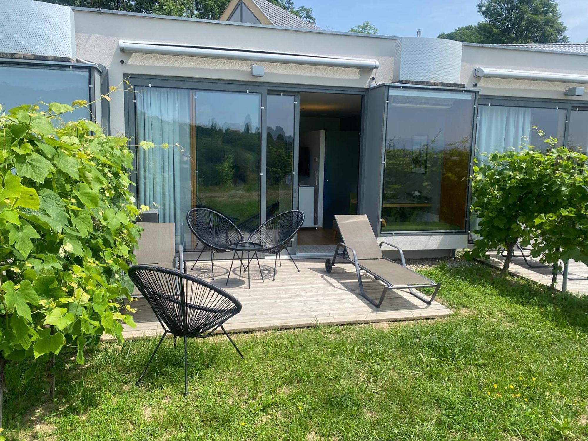 *Brandnew* Modernes Apartment In Den Weinbergen Mit Pool Und Sauna Spielfeld Exterior foto